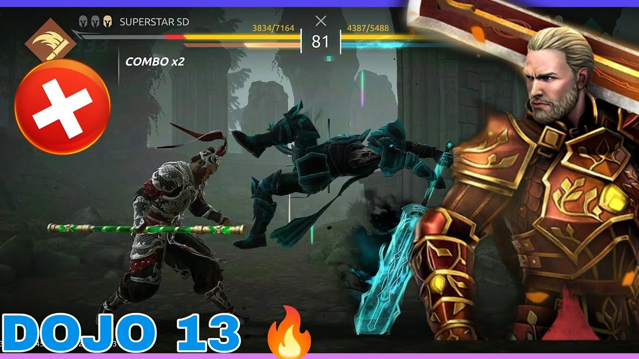 Intense Battle With Dojo 13 Opponent 🔥 | Shadow Fight 4 Arena 