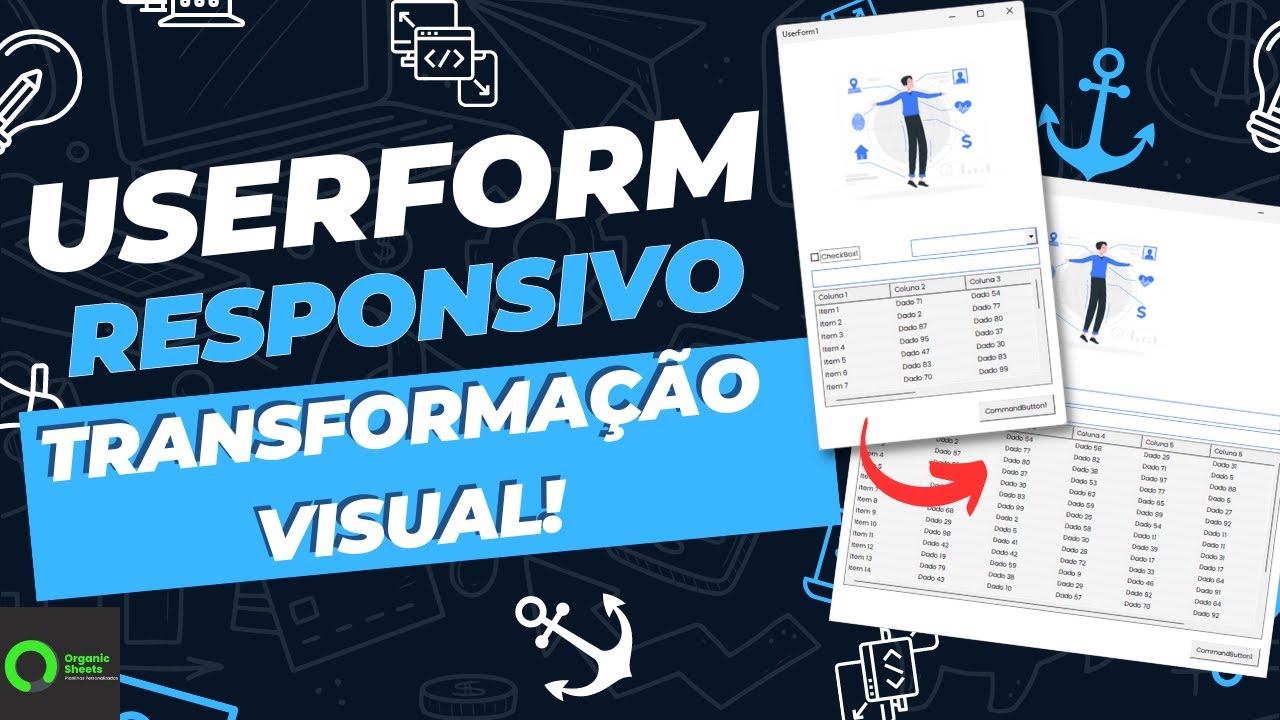 Vídeo #110 - Userforms Flexíveis em VBA: Design Responsivo e Elegante! 📏