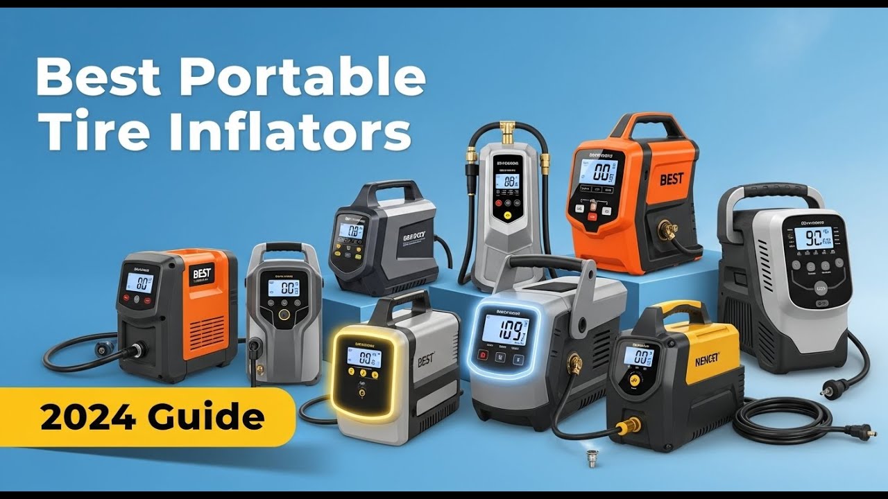 TOP 5 Best Portable Tire Inflators 2026 | Car tire inflator