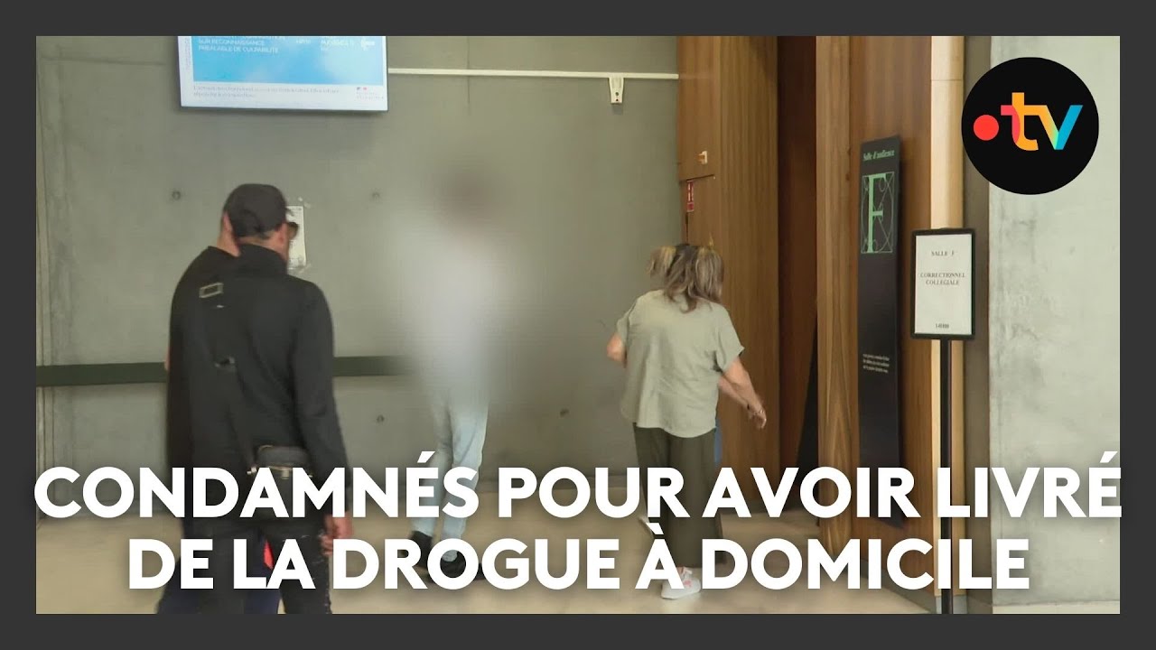 Condamnés à de la prison ferme pour avoir livré de la drogue à domicile