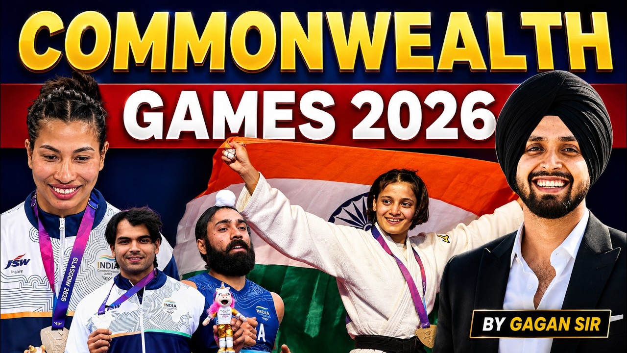 Commonwealth Games 2026 Current Affairs | Important Sports GK Questions | by Gagan Sir