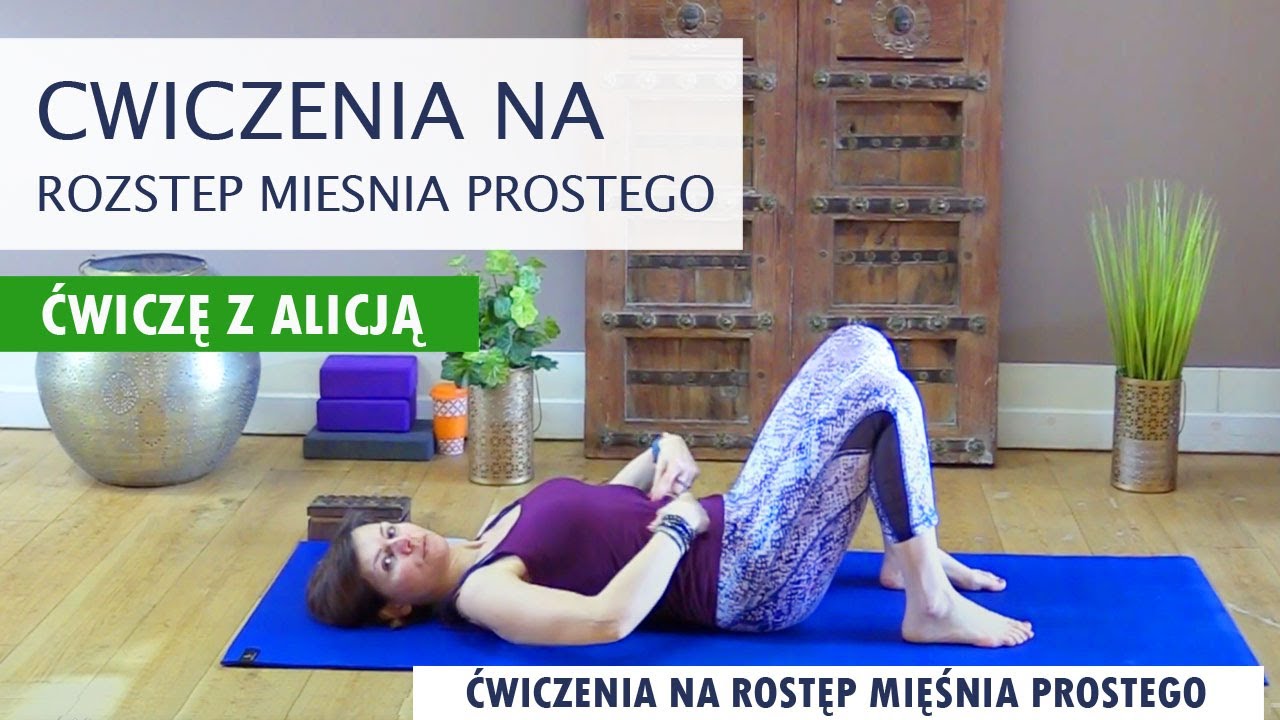 Ćwiczenia na rozstęp mięśni prostych brzucha | Ćwiczenia na rozstęp mięśnia | @wCiazyiPoCiazy