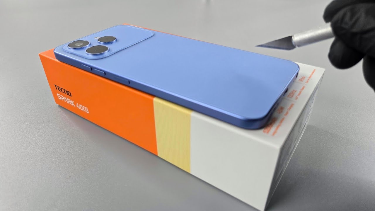 ASMR Unboxing: Tecno SPARK 40 (Mirage Blue) | 12GB RAM + 128GB Storage ✨