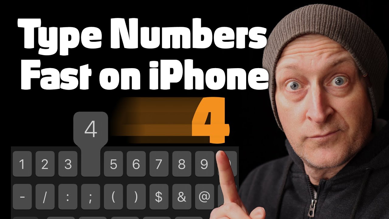 How To Type Numbers Faster On The iPhone iOS Keyboard - Tuesday Tech Tips