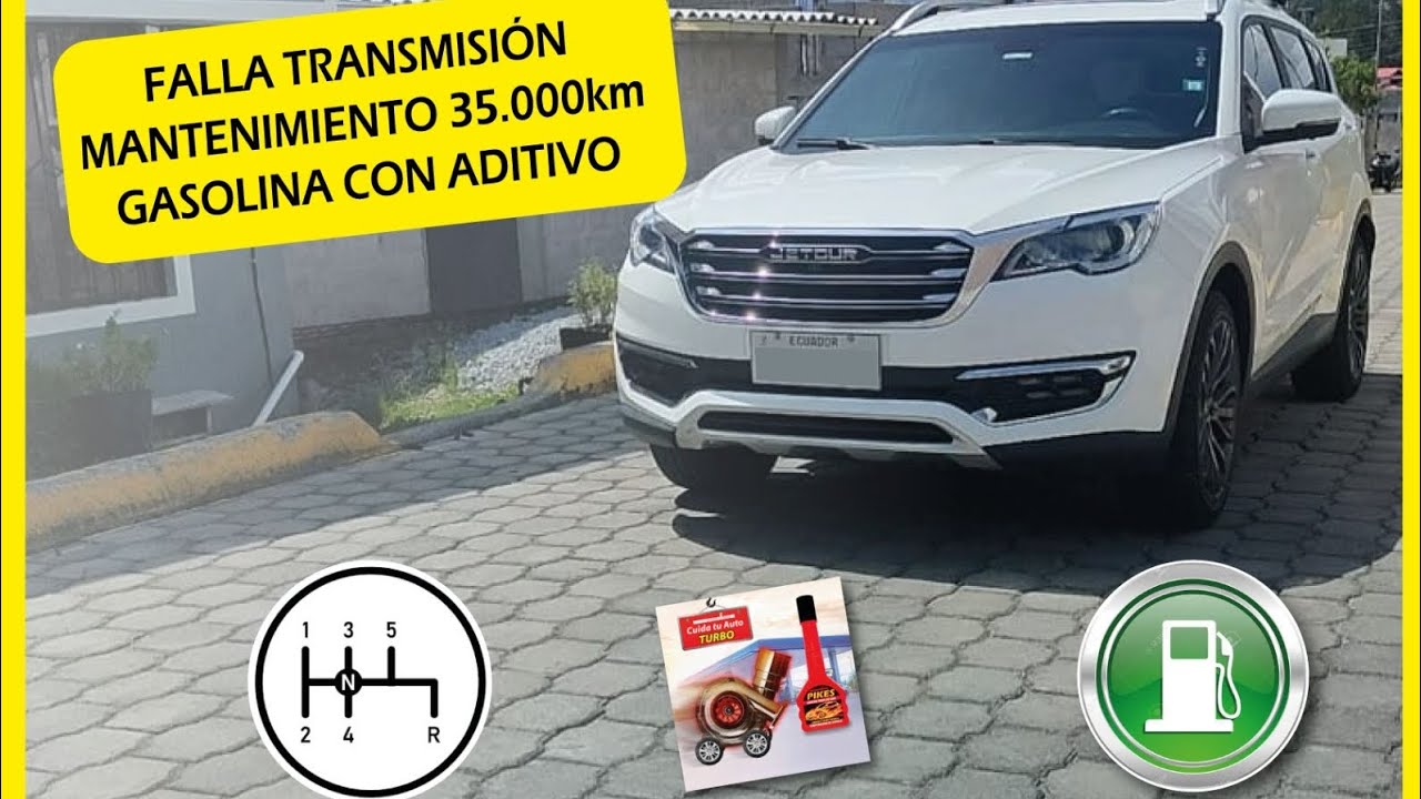 Jetour x70 Falla en la transmisión manual, mantenimiento 35000km y uso de Gasolina con Aditivo Turbo