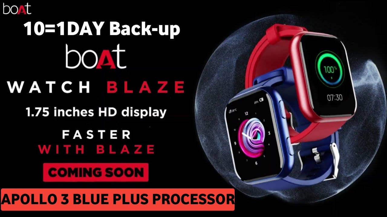 Boat watch Blaze Smartwatch 🔥| Powerful Smartwatch ☀️| Insta-Tech Fast charging | Boat watch Blaze