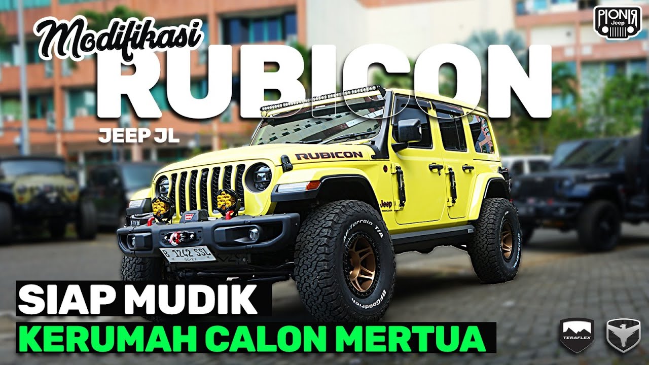 MODIFIKASI JEEP JL RUBICON KHUSUS UNTUK MUDIK