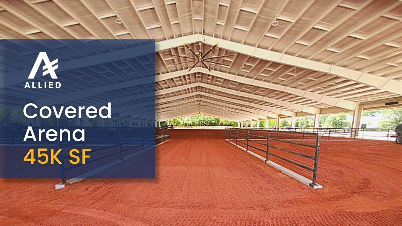 Covered Horse Riding Arena | Pre Fabricated Steel Building Kits | 150x300x16