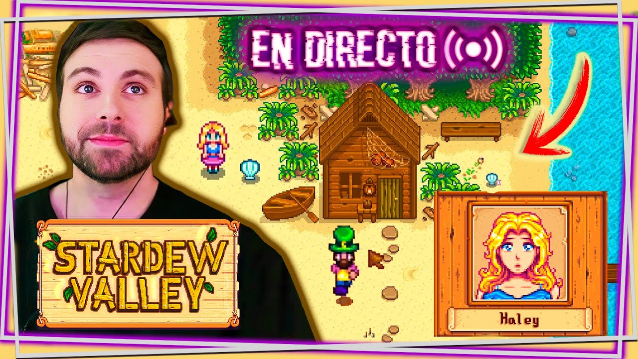 🔴Mi primera vez en STARDEW VALLEY:❤️CITA en la PLAYA con HALEY❤️#7