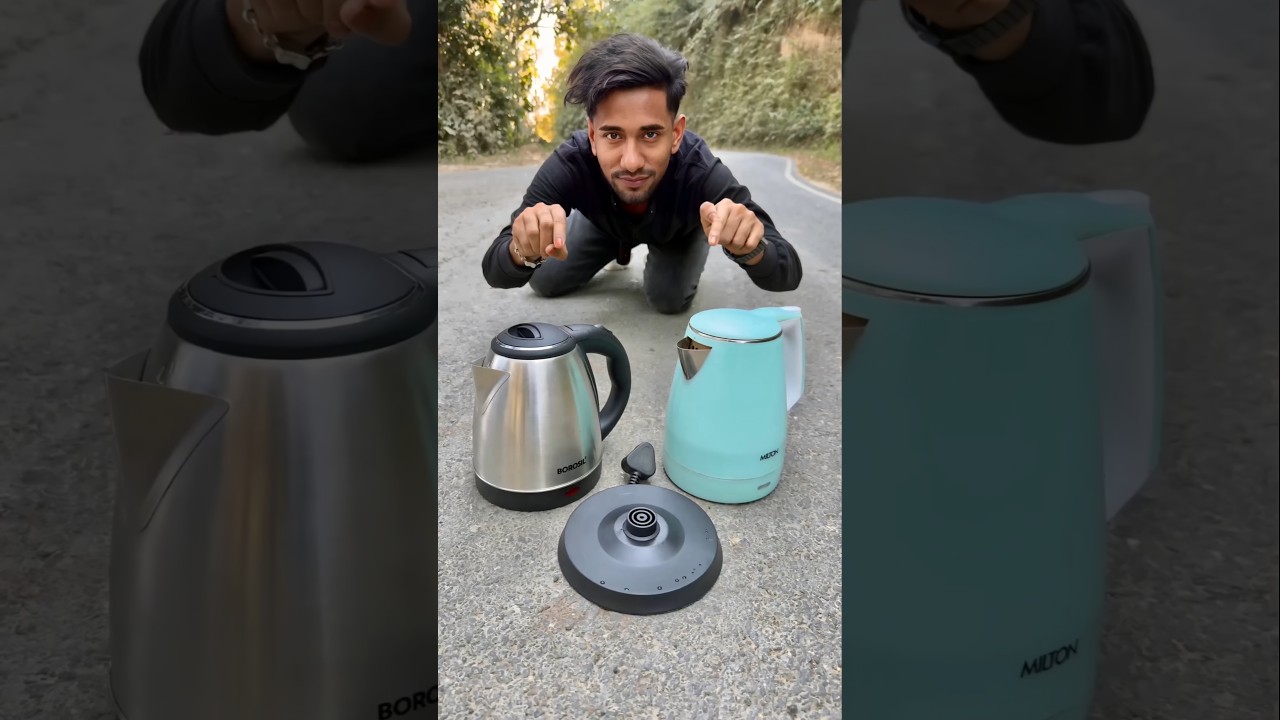 Pigeon electric 1.5 Litre Hot Kettle vs Milton 2 Litres Hot Kettle Testing🔥🚀