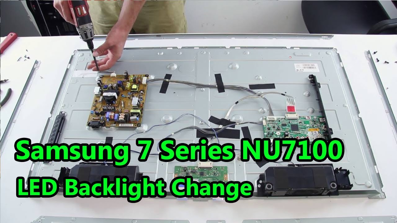 Замена подсветки Samsung 7 серии nu7100