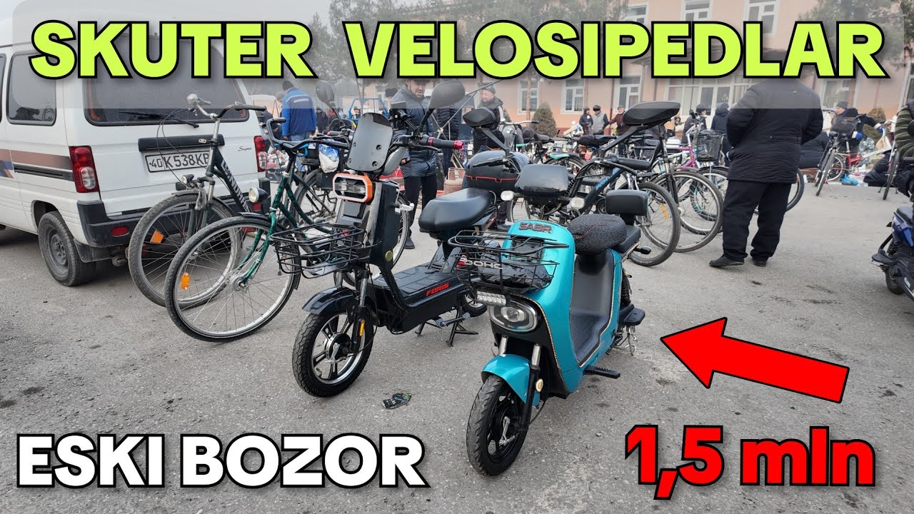 SKUTER VELOSIPEDLAR NARXLARI. FARG'ONA BARAXOLKA BOZORI