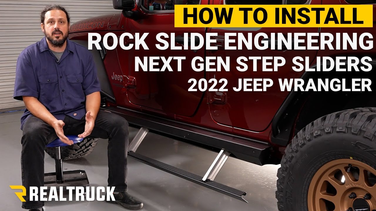 How to Install Rock Slide Engineering Next Gen Step Sliders on a 2022 Jeep Wrangler
