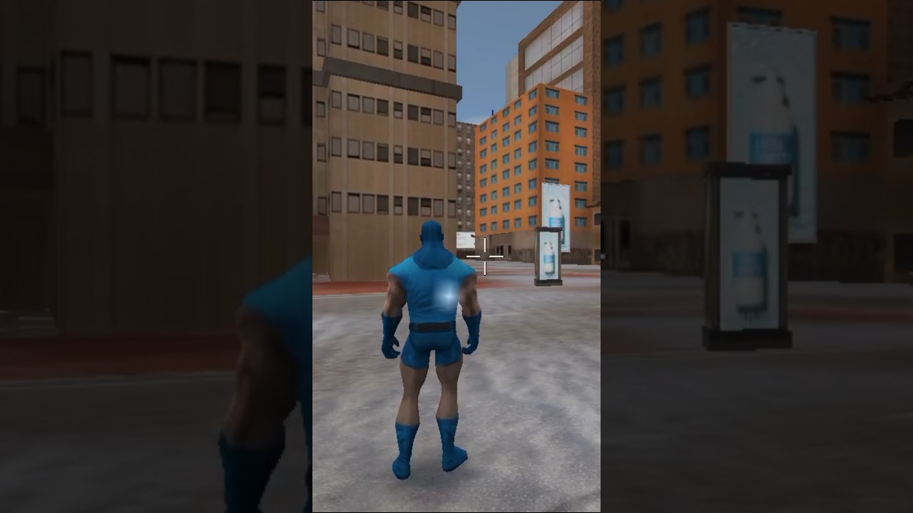 Rope Hero Vice Town (stone giant throw bus on car robot) rope hero vice town game 