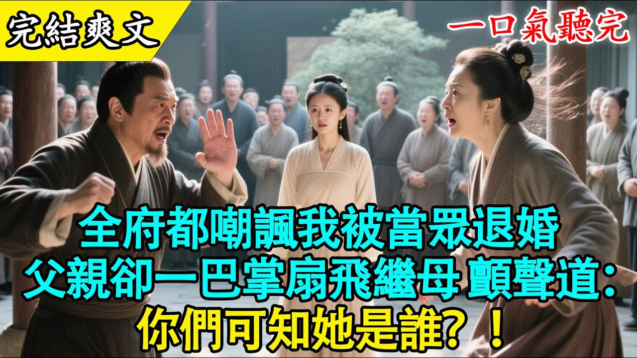 【完結古言】“你一個字都不識的廢物，怎麼配得上本世子？”大廳裡，我的未婚夫摟著我的嫡姐，當著滿京城權貴的面，把退婚書甩在了我的臉上。繼母在笑，嫡姐在鬧，所有人都用看垃圾一樣的眼神看著我。#有聲書