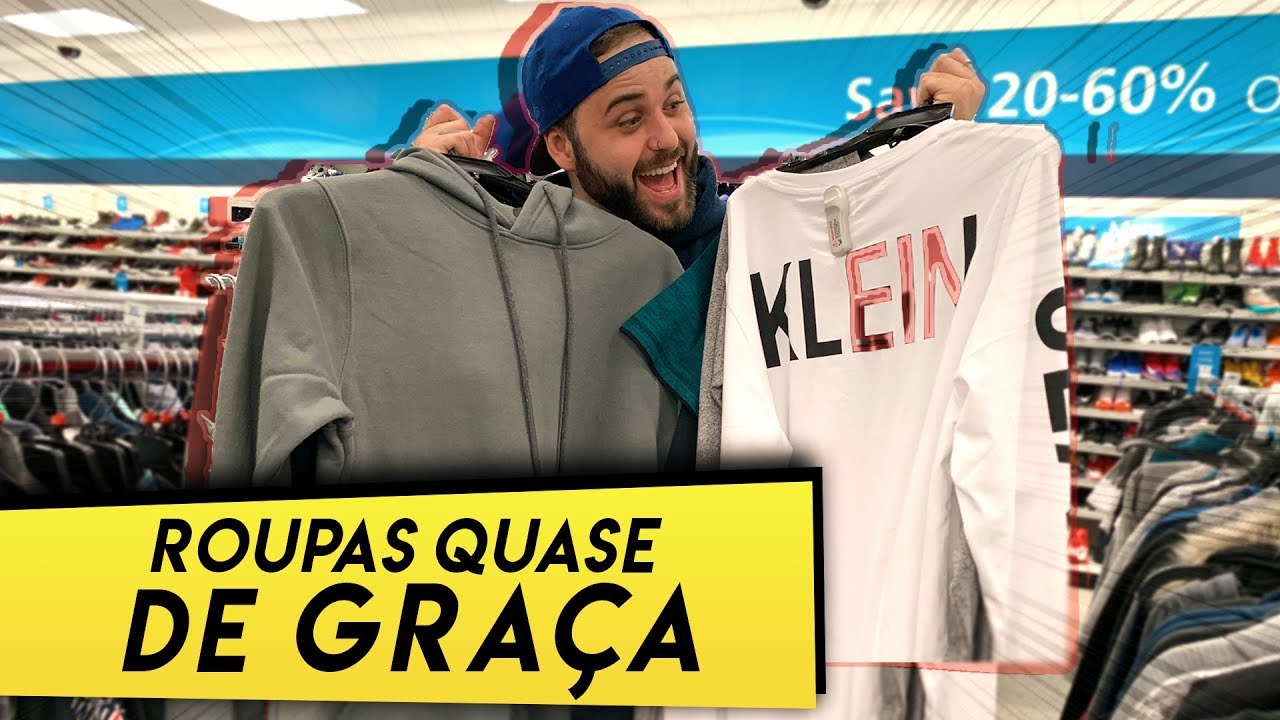 ROUPAS DE GRIFE QUASE DE GRAÇA NOS ESTADOS UNIDOS