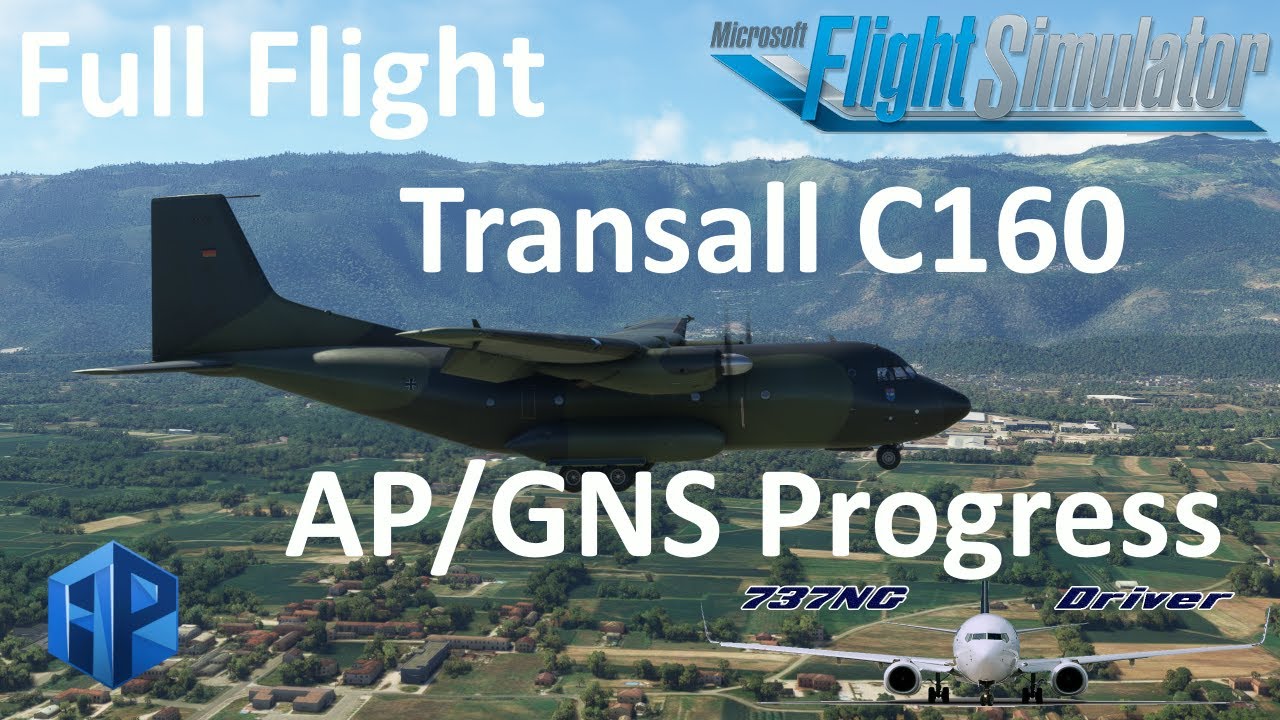 Transall C160 Progress: IFR with AP/GNS Navigation from Spangdahlem to Aviano | Real Airline Pilot