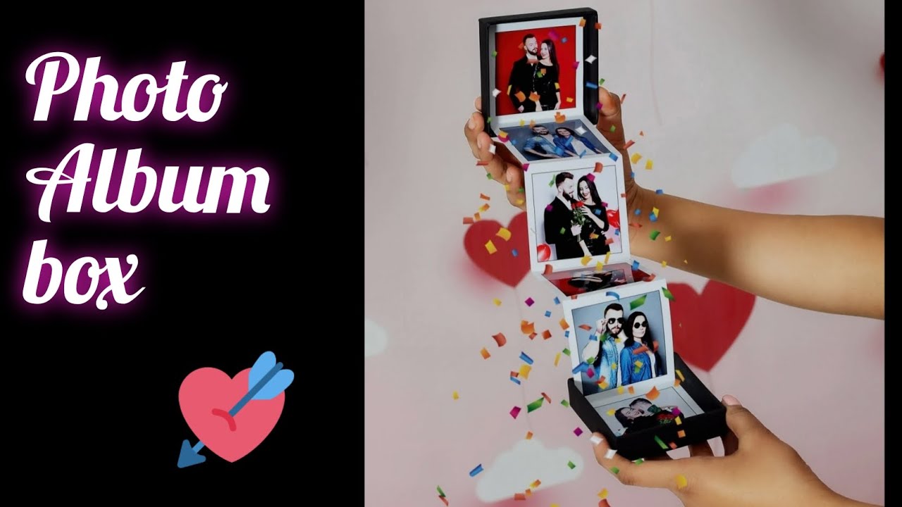 DIY Photo album box || magic gift box idea || Pull out photo box || best birthday/anniversary gift
