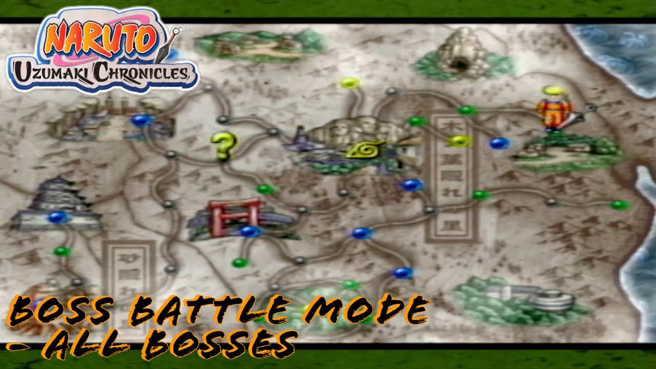 Naruto Uzumaki Chronicles | Boss Battle Mode - All Bosses