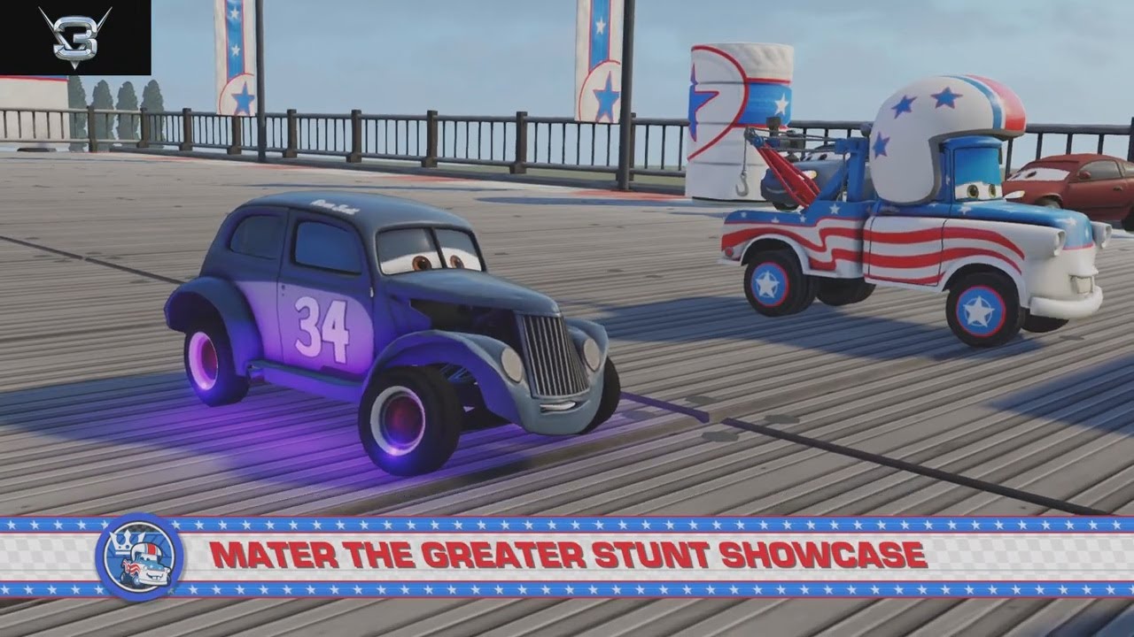 Cars 3: Driven to Win (PS5) River Scott VS Mater The Greater (Medium)