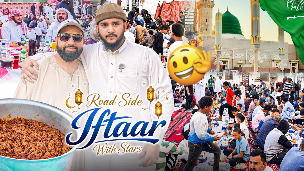 Road Side Iftaar | Grand Iftaar In Madina | Iftaar  With Zubair Riaz In Madina | Iftar In Madina