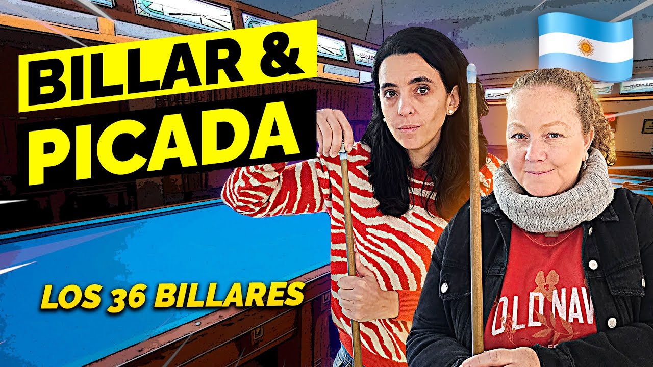 Los 36 BILLARES la PICADA más COMPLETA DE BUENOS AIRES | BAR NOTABLE, HISTORIA y BILLAR ☕🇦🇷🎱