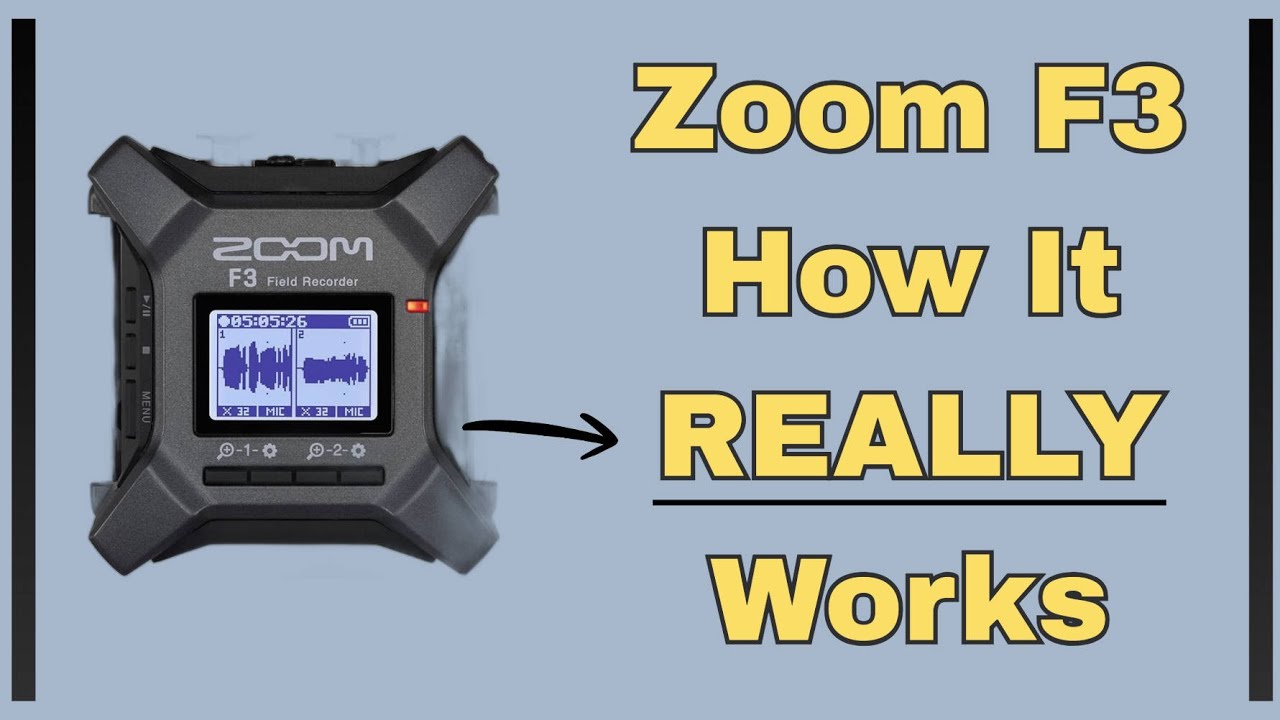 Zoom F3 -- How It REALLY Works