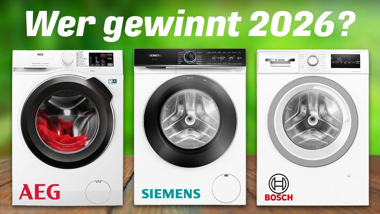 Die besten WASCHMASCHINEN im Vergleich 2026! ► Nicht kaufen, bevor du das siehst!