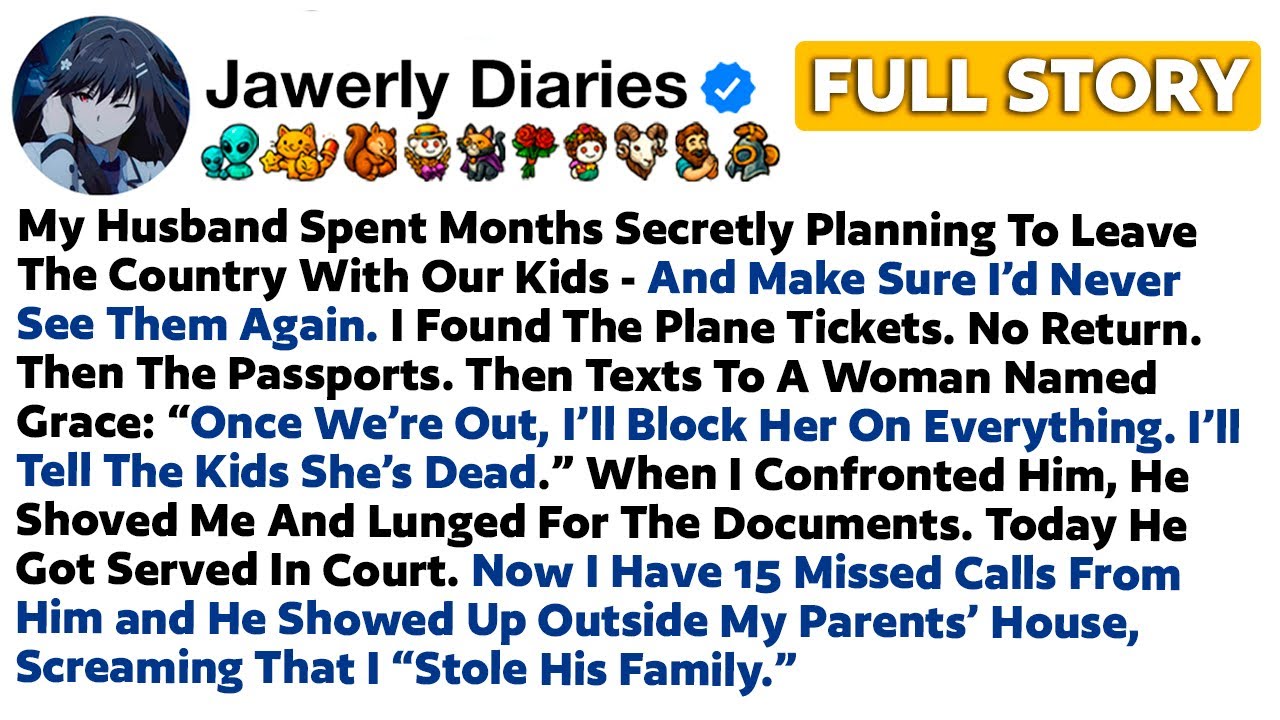 [FULL STORY] My husband tried to kidnap our children and flee the country.