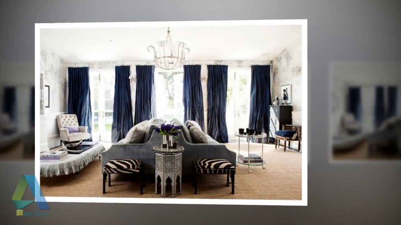 [Daily Decor] Black Curtains Living Room Ideas