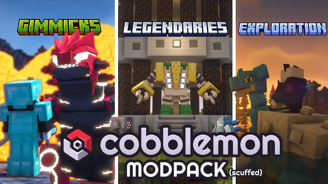 A Modpack That Turns Cobblemon Into a VERY Scuffed Pok&eacute;mon Game! (Mega Showdown, Cobbreeding, etc!)