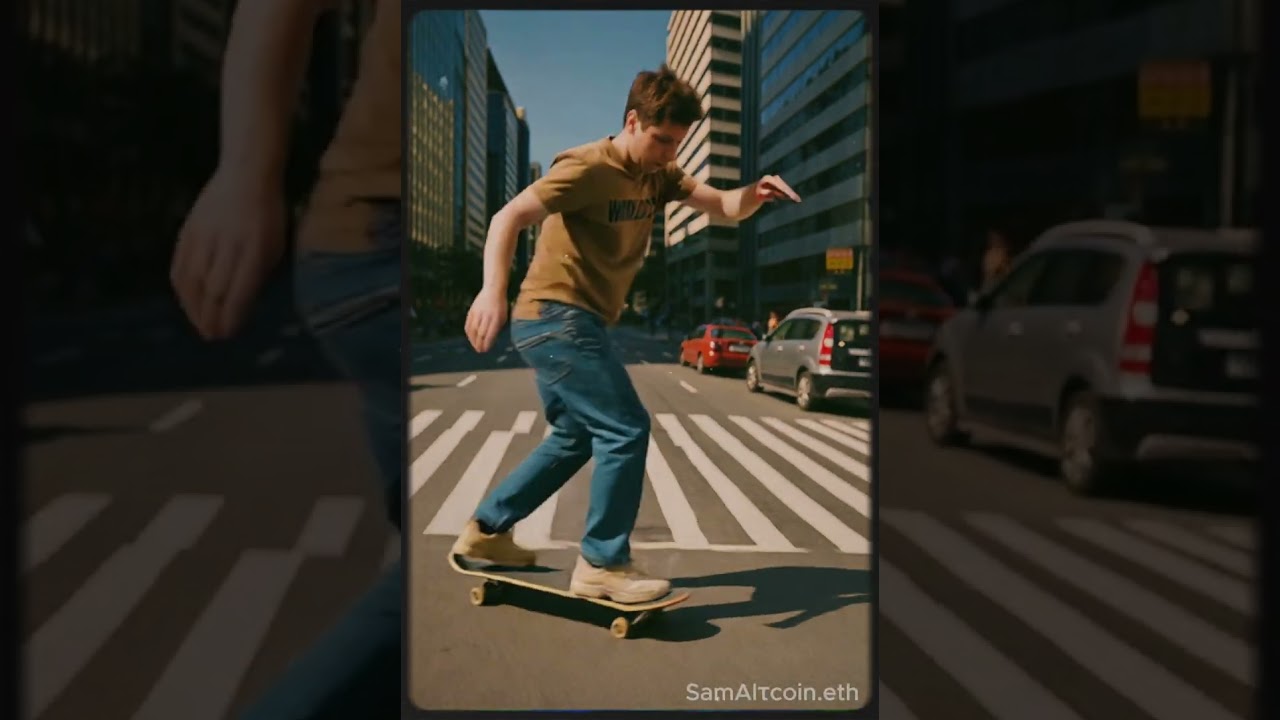 Sam Altman Explains ChatGPT&hellip; While Skating With a Worldcoin Orb