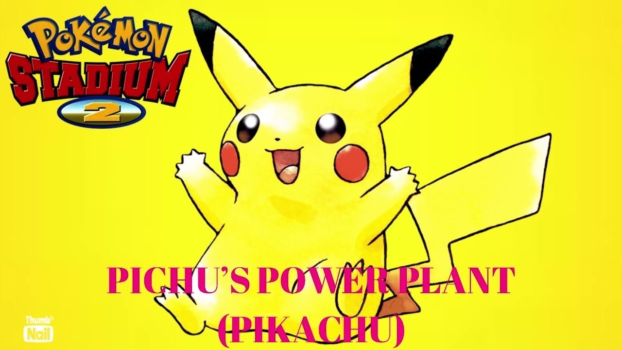 Pokemon Stadium 2 - Pichu's Power Plant (Mini-Game) (Pikachu)