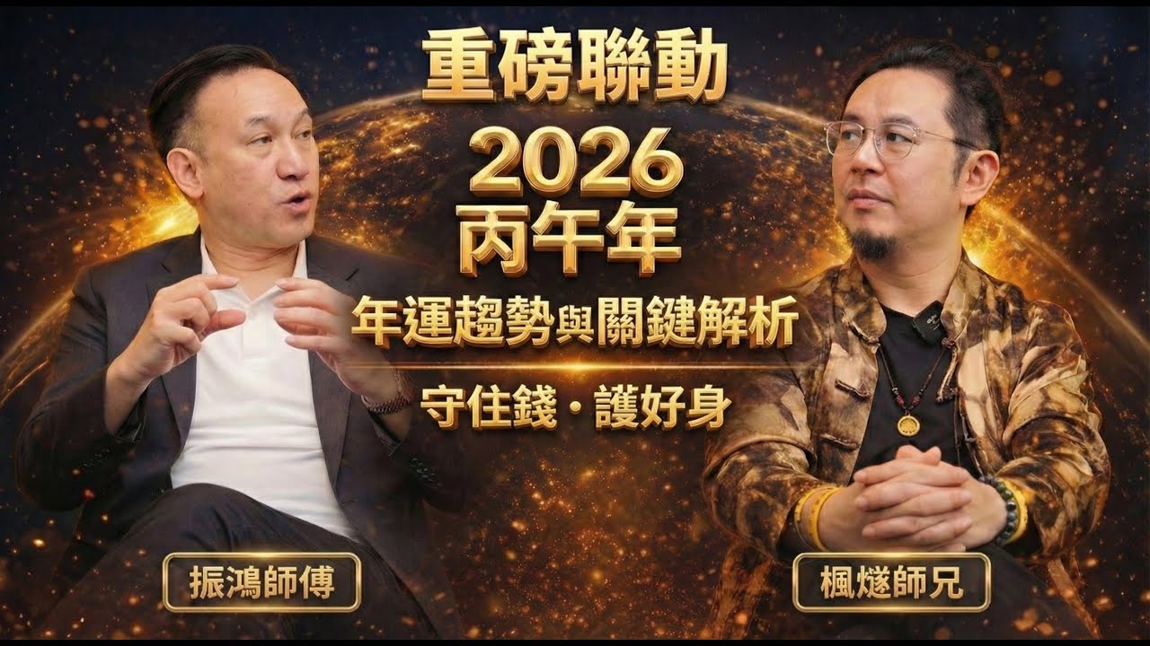 2026 赤馬紅羊終極預測！振鴻師傅與楓燧師兄聯手，點破大環境變動下財運「一急就錯」的底層關鍵，普通人應該怎麽辦？