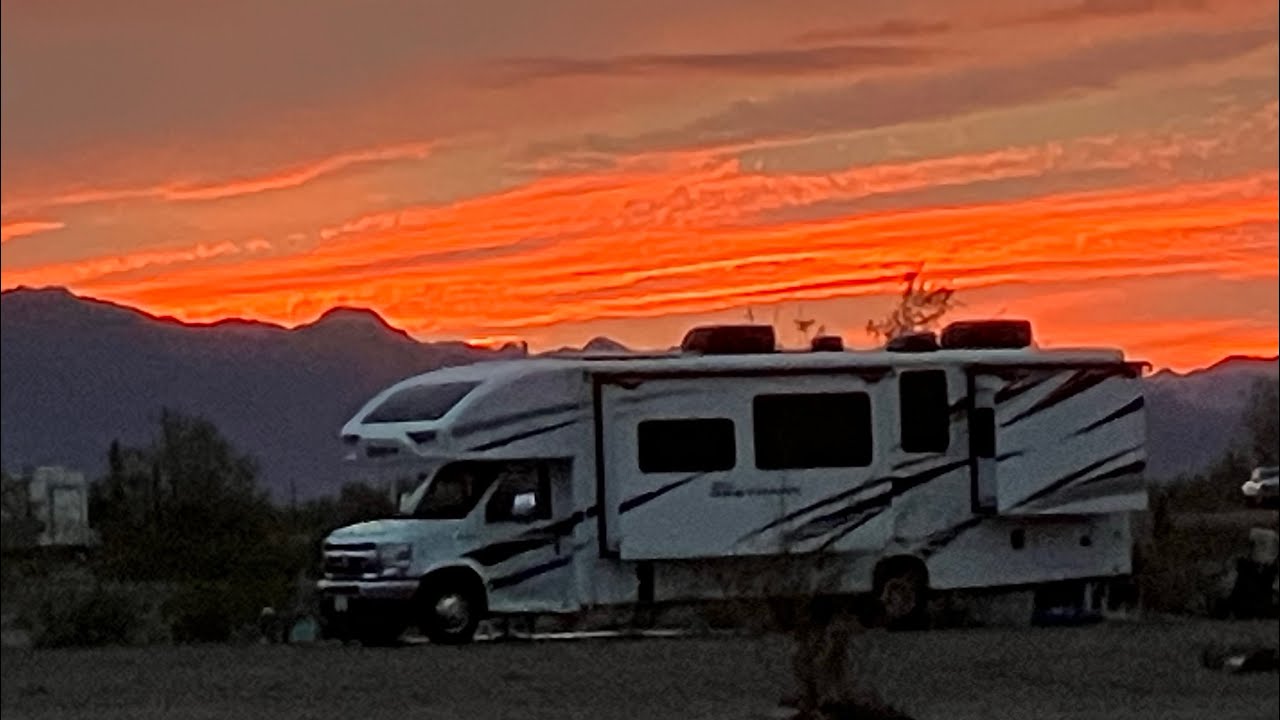 Gorgeous Desert Sunset Quartzsite BLM LTVA 