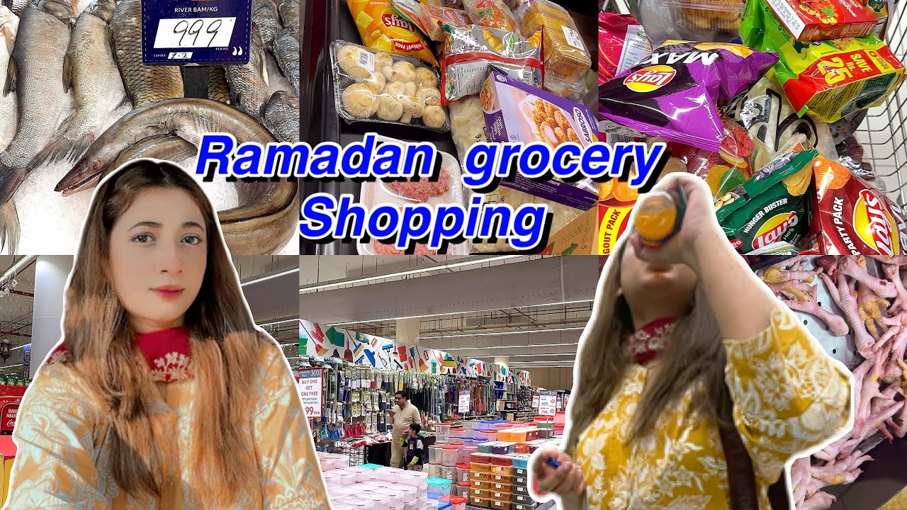 Ramadan grocery shopping 2026 