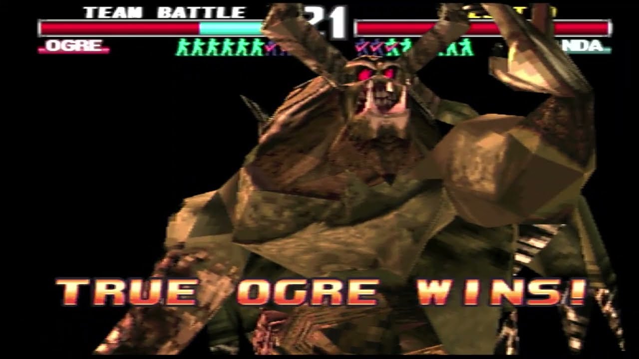 Tekken 3(PS1)-Team Battle Mode Gameplay 84