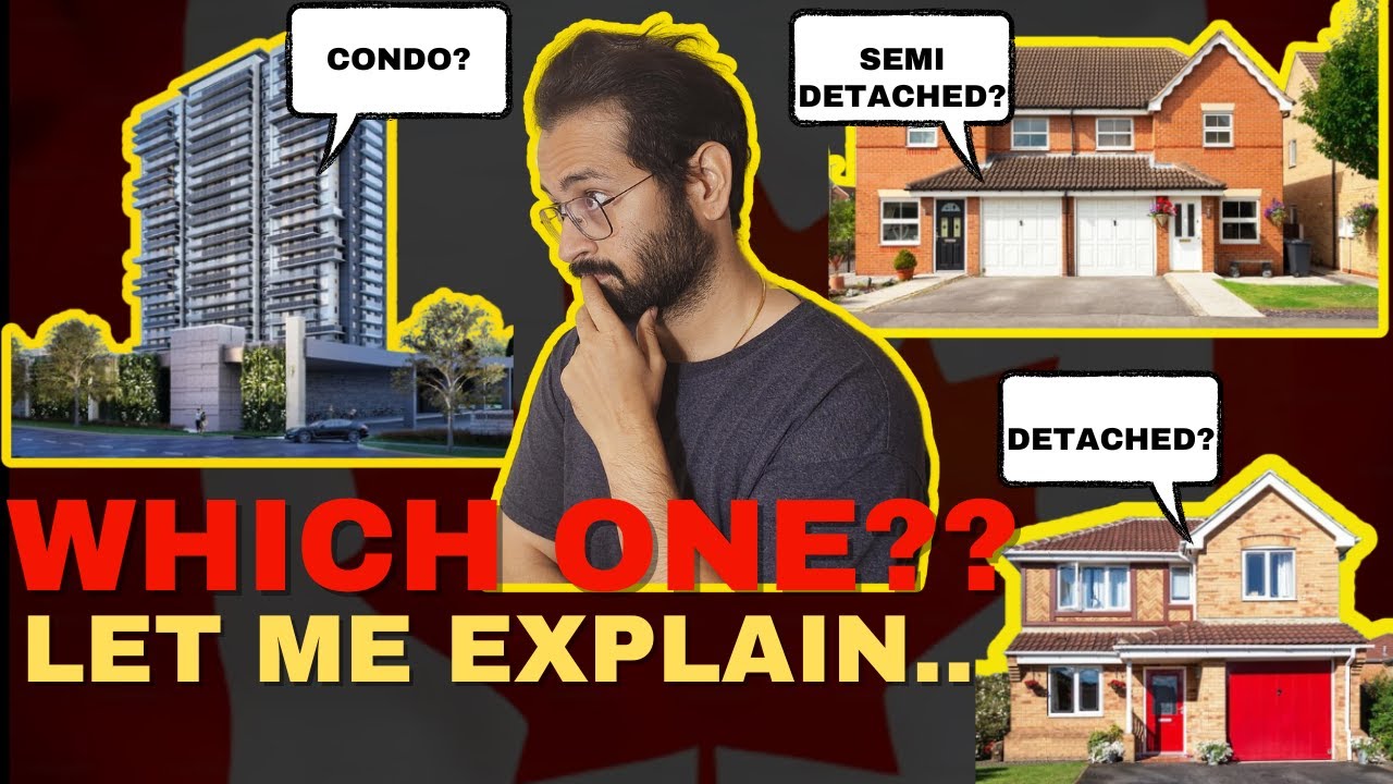 Type of Houses in Canada 🇨🇦 Explained | Which House Fits Best for your NEEDS !!