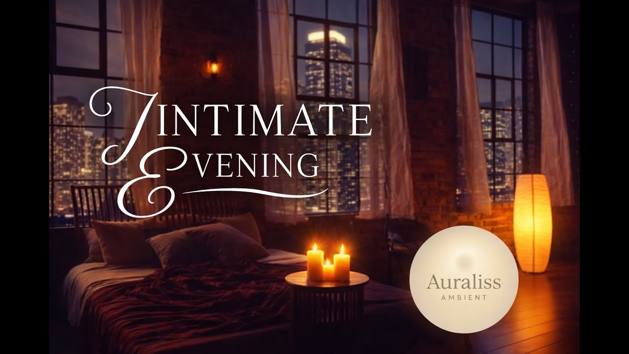 Cozy Romantic Evening | Warm Bedroom Ambience with AI Love Music