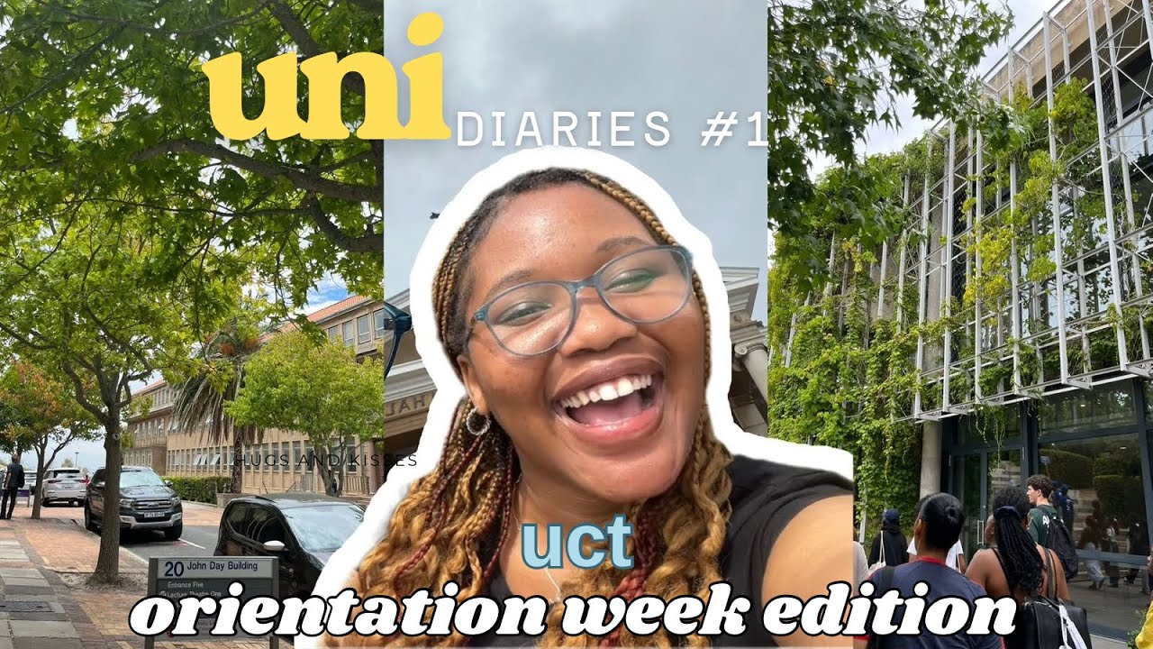 UNI DIARIES| uct orientation week, first year, campus tour, making friends & more