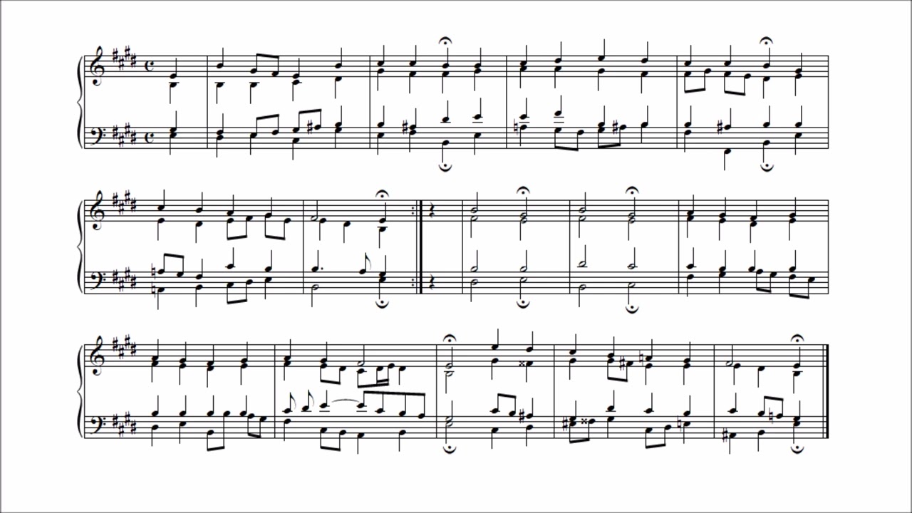Bach 371 Chorales, No.278 Wie schön leuchtet der Morgenstern