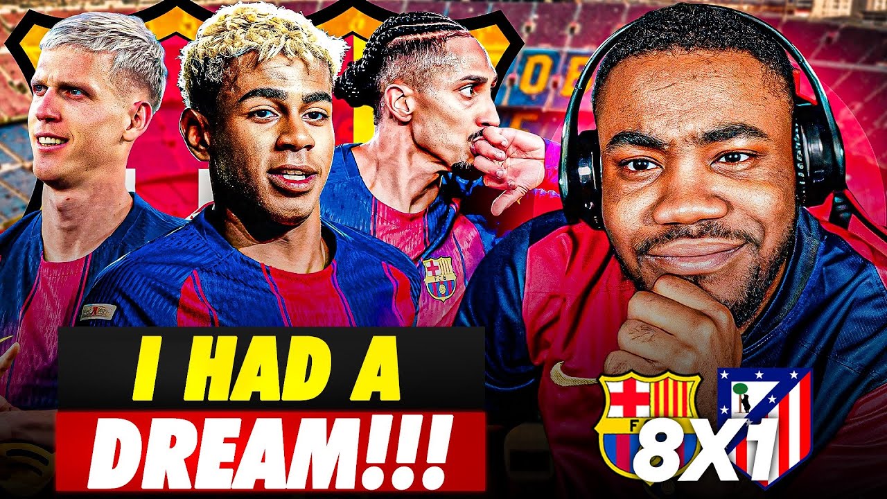 BARCA BEAT ATLETICO 8-1!!! | I HAD A DREAM( BARCA VS ATM PREVIEW)🔵🔴