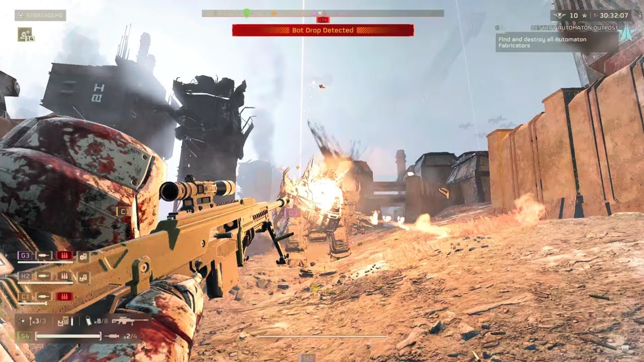 The streets of Cyberstan are flooded with oil and blood | Helldivers 2