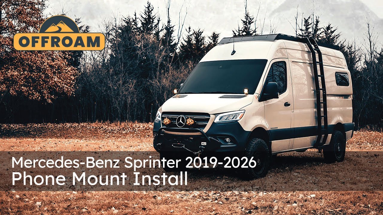 Mercedes-Benz Sprinter 2019-2026 Phone Mount Install - made by OFFROAM