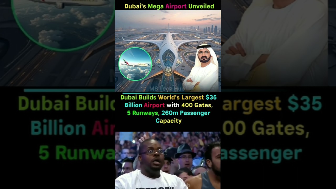 Dubai&rsquo;s New Mega Airport 2025 ✈️ | World&rsquo;s Largest $35 Billion Airport 😱