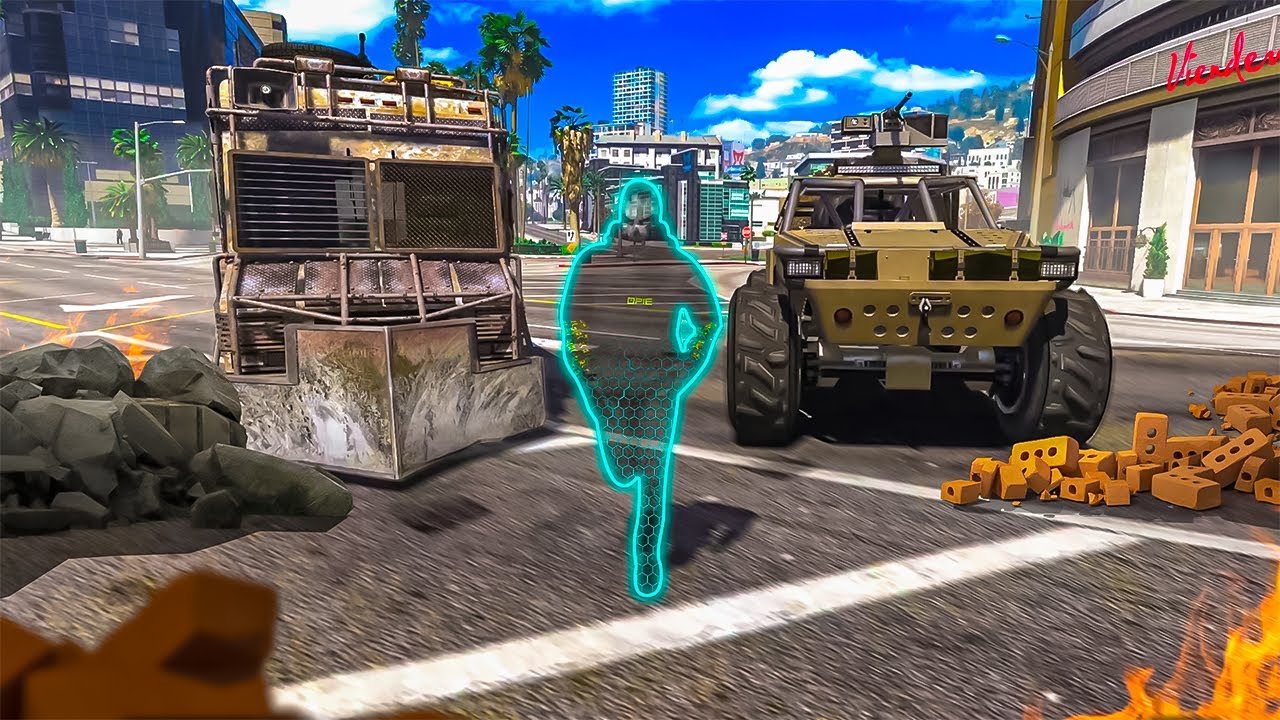 Invisible Man Surviving $750,000 Bounty In GTA 5 RP