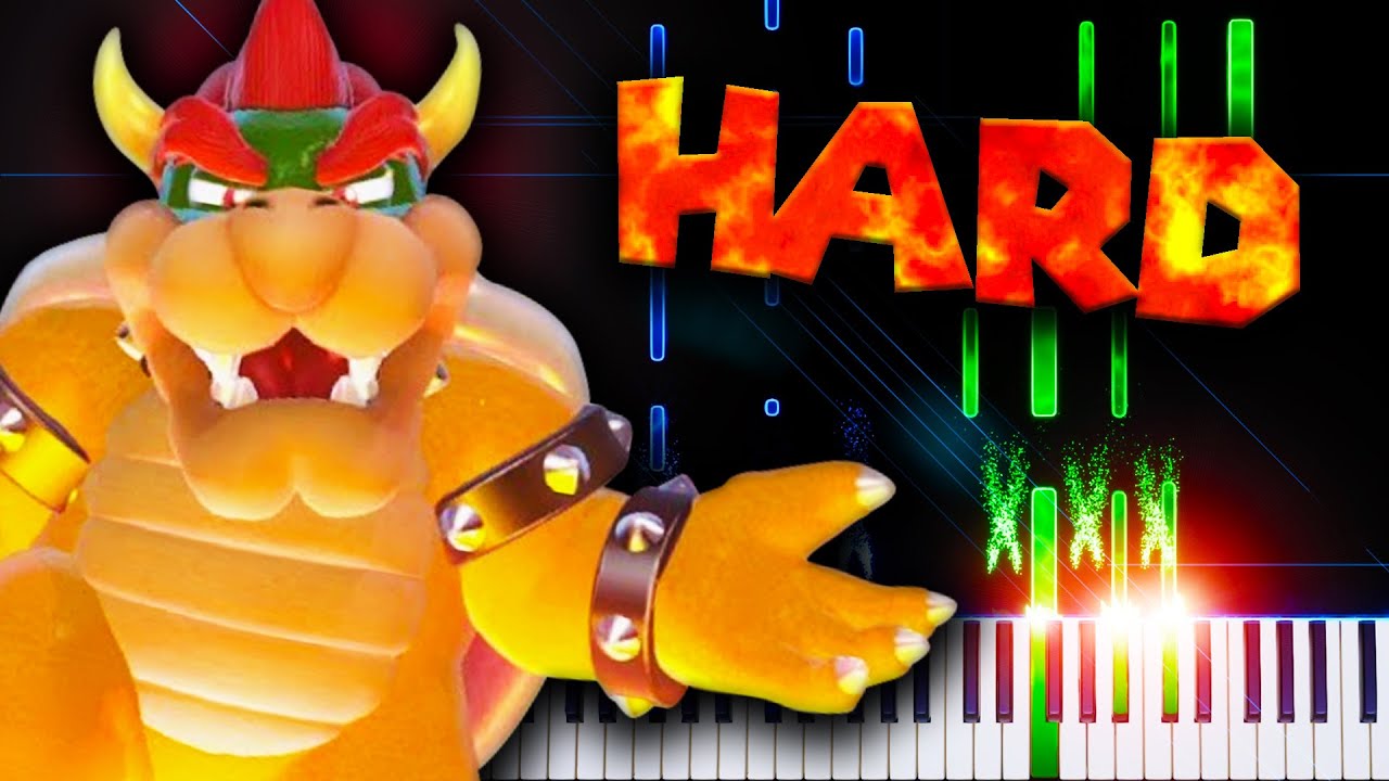 Bowser's Lava Lake Keep (from Super Mario 3D Land) - Piano Tutorial