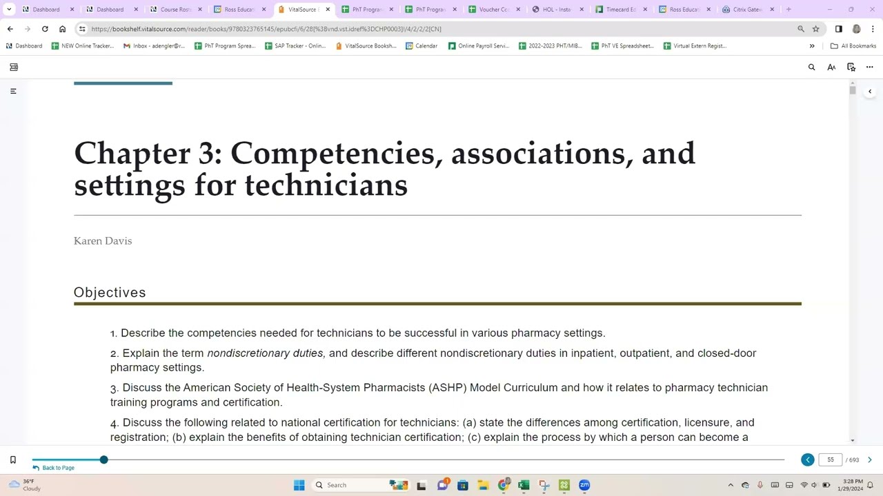 Chapter 3: Competencies, associations, and settings for technicians