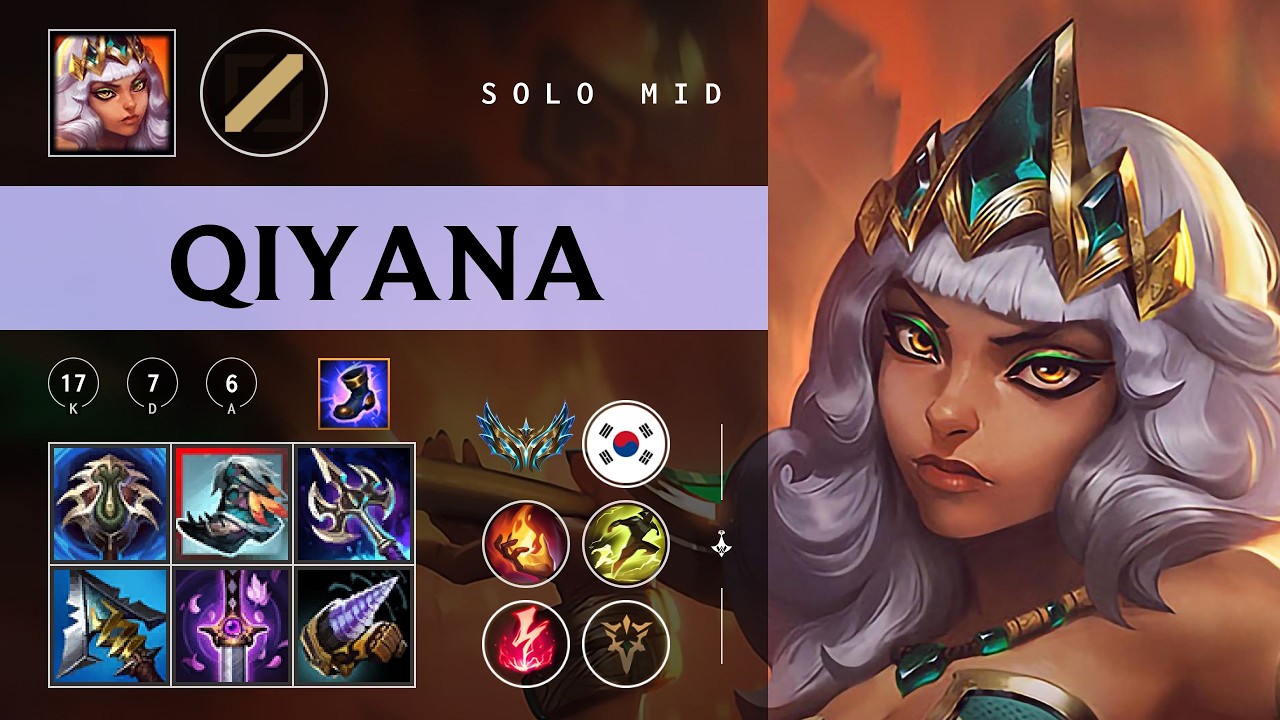 Qiyana Mid vs Sylas - KR Challenger Patch 26.05