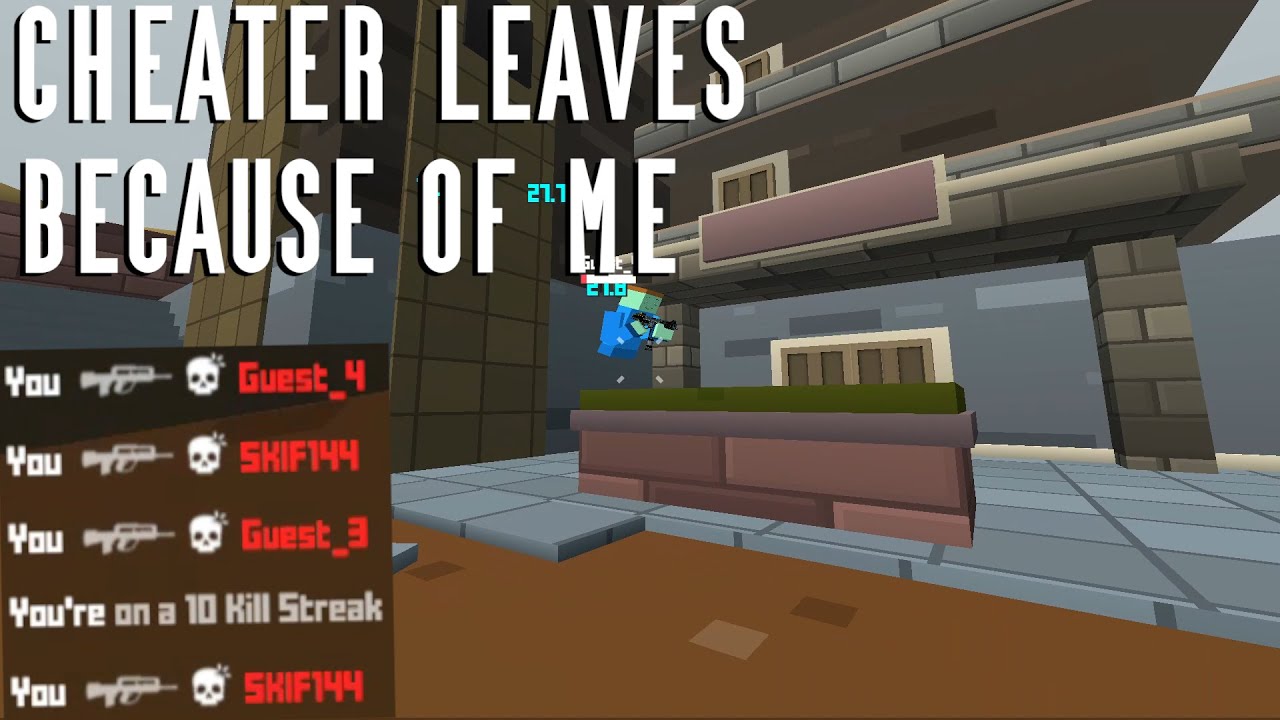 Getting my nuke ruined by a cheater then nuking anyways (Krunker recover my acc already)